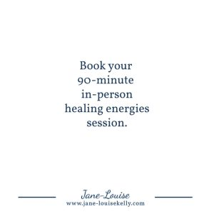 90 minute in-person healing energies session